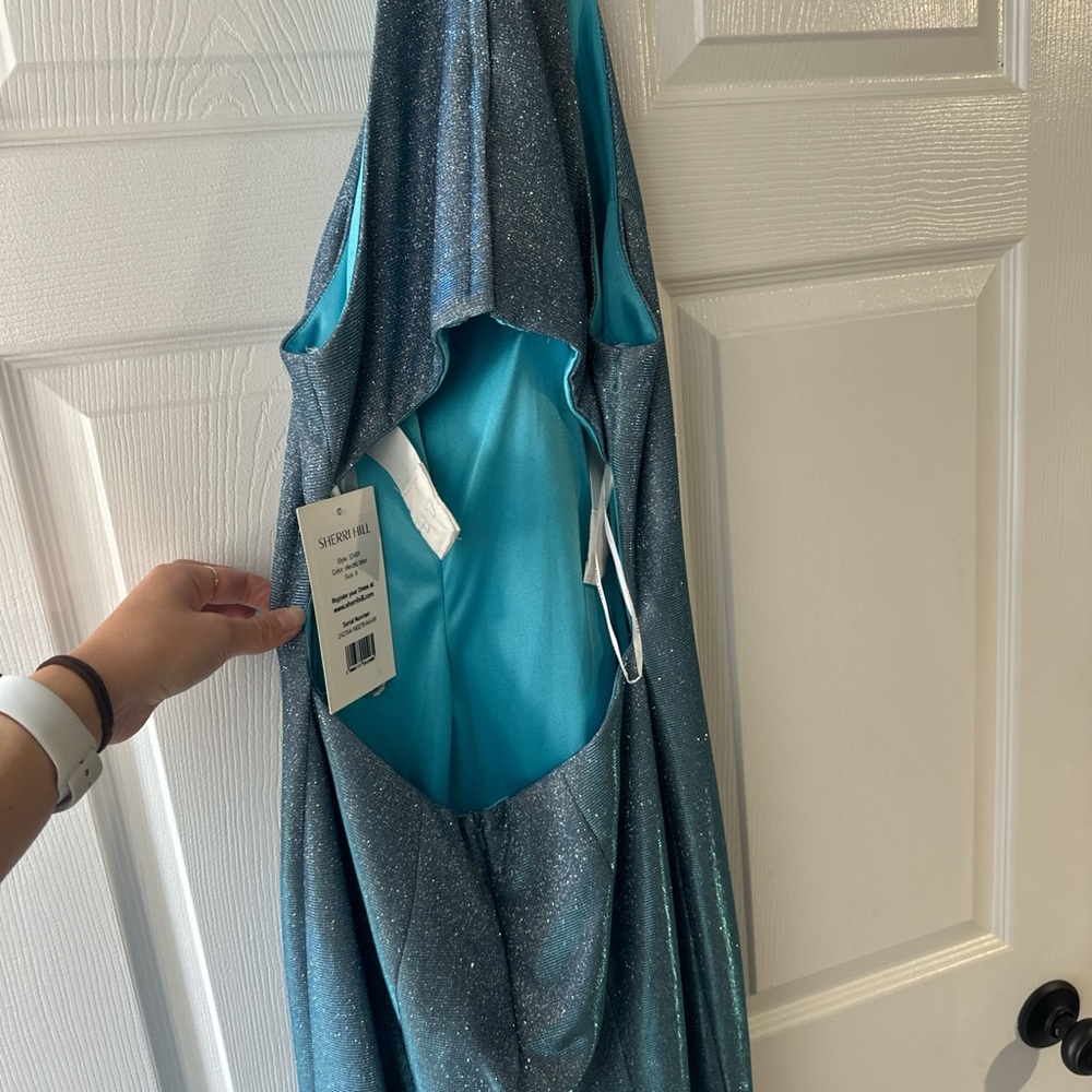 Sherri Hill Electric Blue Dress - Picture 3 of 3